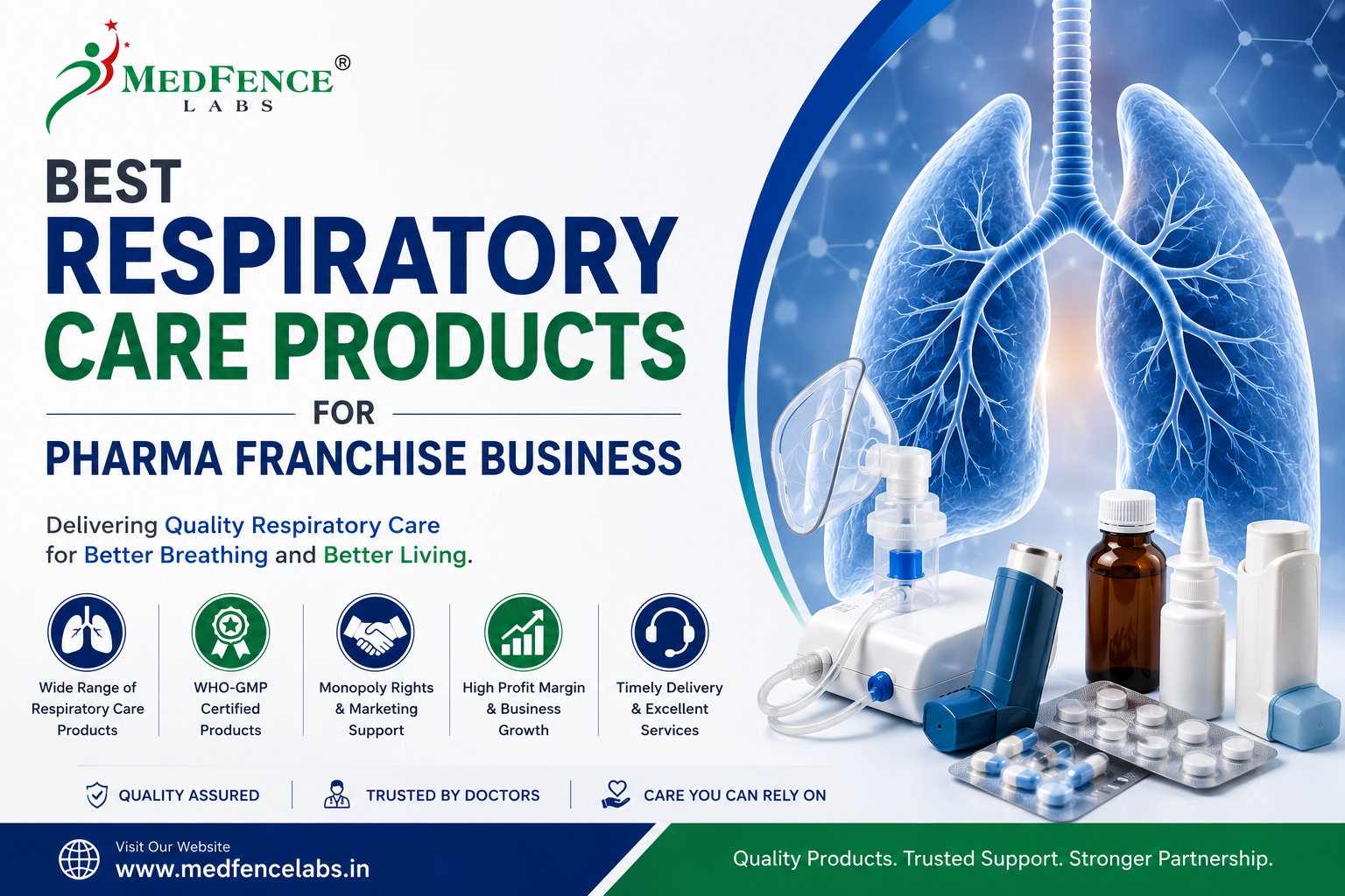BANNER for best respiratory care frenchie pharma